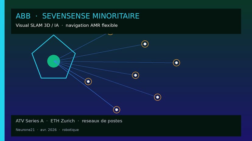 ABB minoritaire dans Sevensense : la vision 3D pour naviguer les AMR