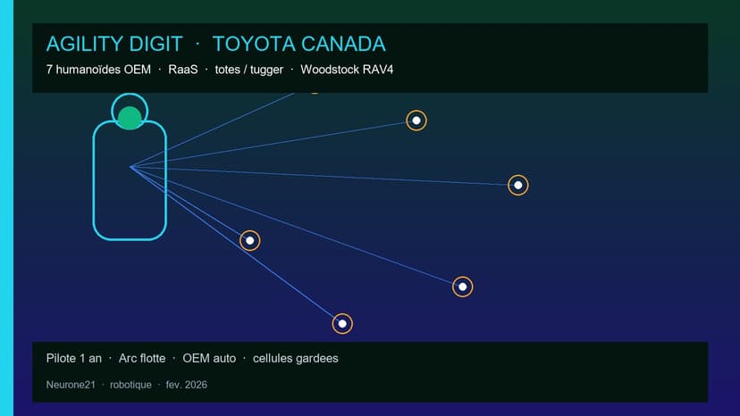 Agility Digit chez Toyota Canada : 7 humanoïdes OEM en RaaS