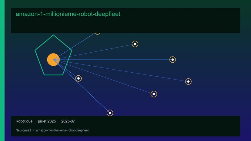 Amazon 1 millionième robot + DeepFleet