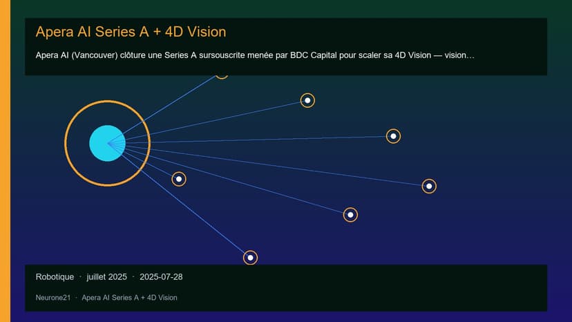 Apera AI Series A + 4D Vision