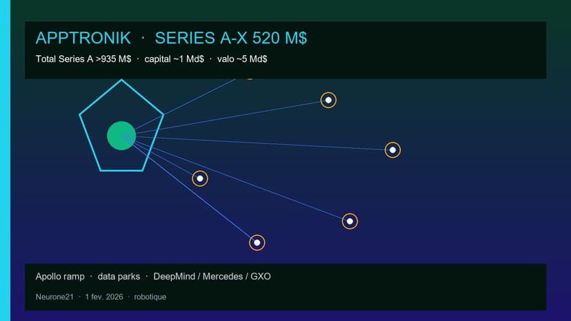 Apptronik +520 M$ Series A-X total ~1 Md$