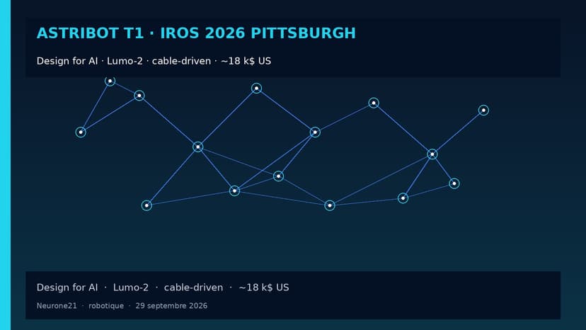 Astribot T1 débarque en Amérique du Nord à IROS 2026 (Pittsburgh)
