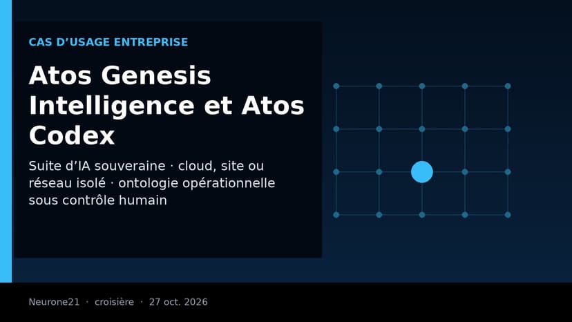 Atos lance Genesis Intelligence, une suite d’IA souveraine qui va jusqu’à l’action avec Atos Codex