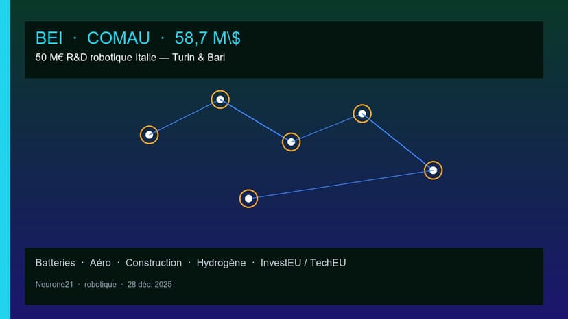 BEI 58,7 M$ Comau Italie