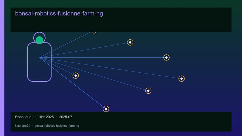 Bonsai Robotics fusionne farm-ng