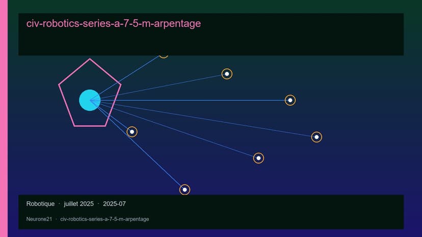 Civ Robotics Series A 7,5 M$ arpentage