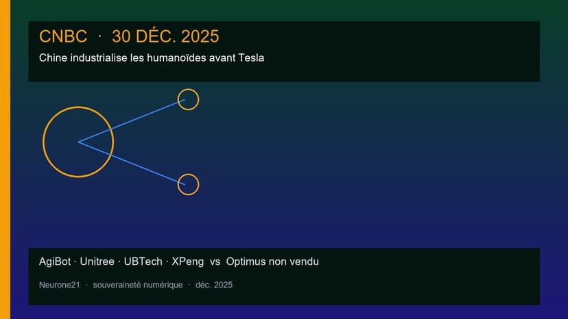 CNBC : la Chine industrialise les humanoïdes avant Tesla