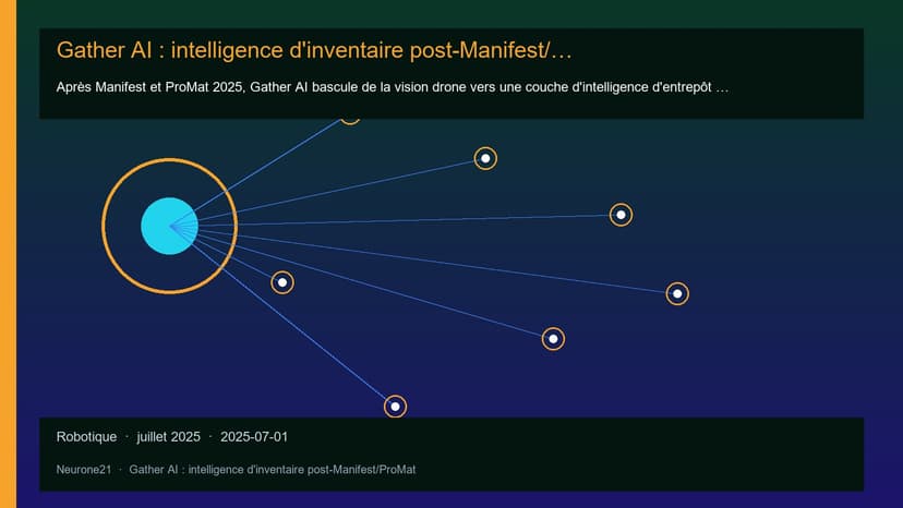 Gather AI : intelligence d'inventaire post-Manifest/ProMat