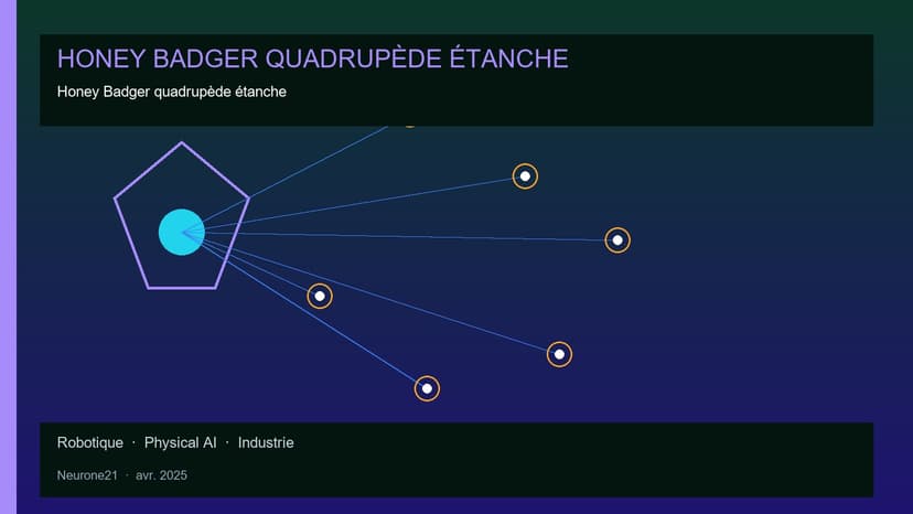 Honey Badger quadrupède étanche