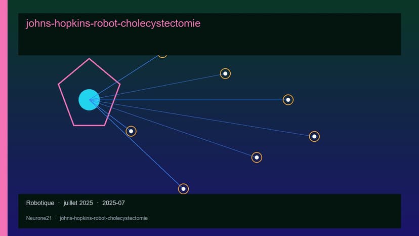 Johns Hopkins : robot autonome et cholécystectomie