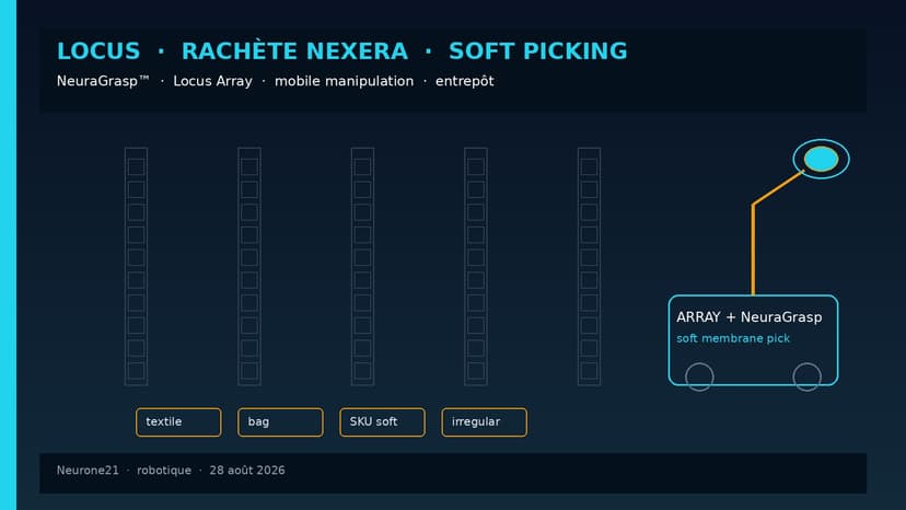 Locus rachète Nexera : soft picking NeuraGrasp pour Array