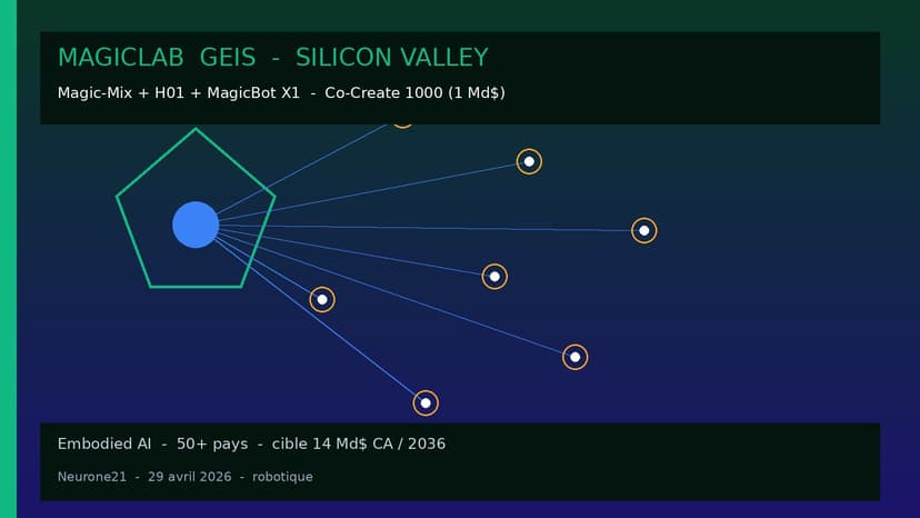 MagicLab GEIS Silicon Valley : Magic-Mix, H01 et MagicBot X1