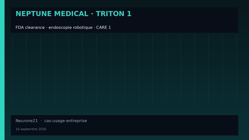 Neptune Medical : FDA clearance pour le robot d’endoscopie Triton 1