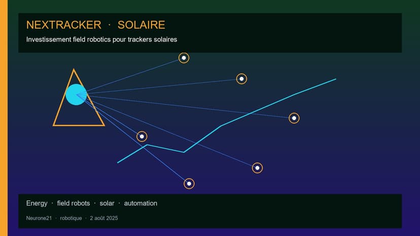 Nextracker investit field robotics solaire