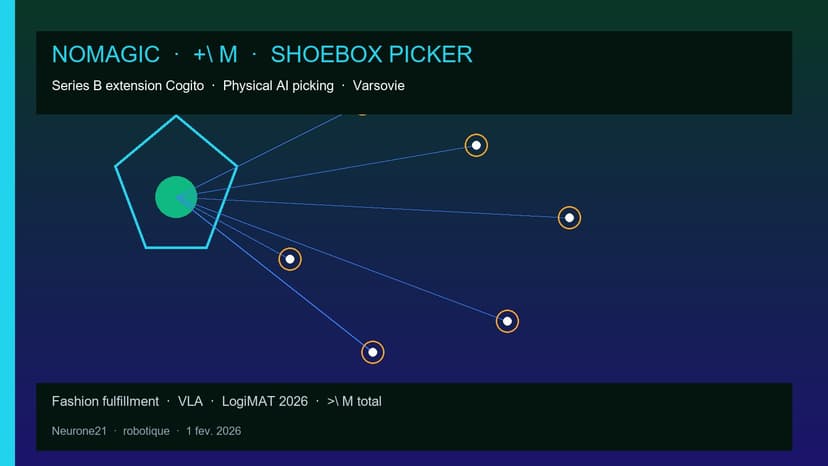 Nomagic : +10 M$ et Shoebox Picker, le picking fashion polonais passe en Physical AI