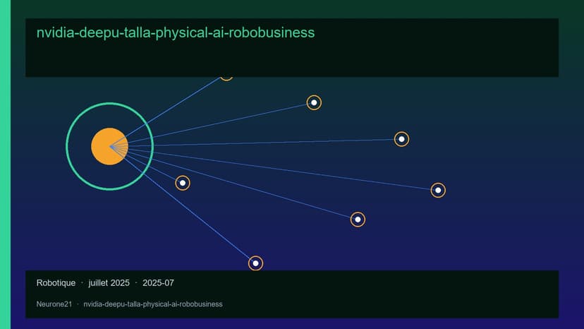NVIDIA : Deepu Talla place le Physical AI au centre de RoboBusiness