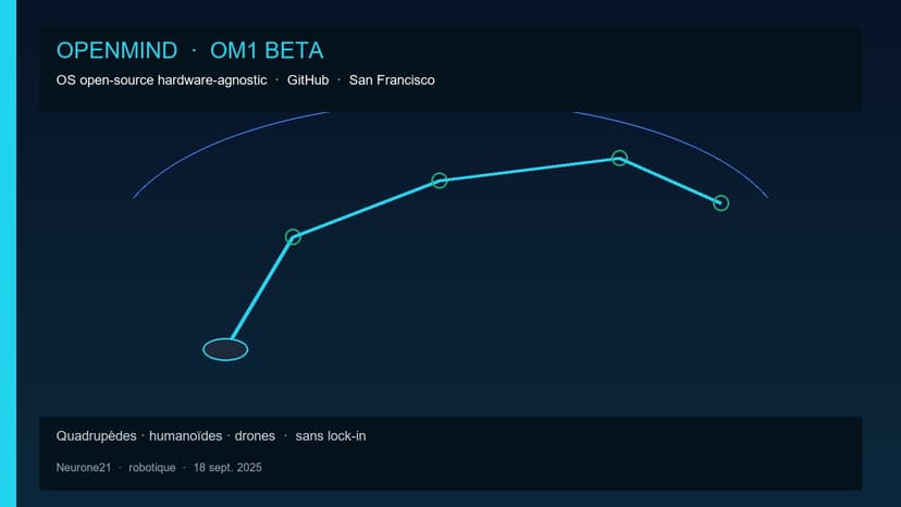 OpenMind sort OM1 en beta : l’OS open-source pour robots intelligents