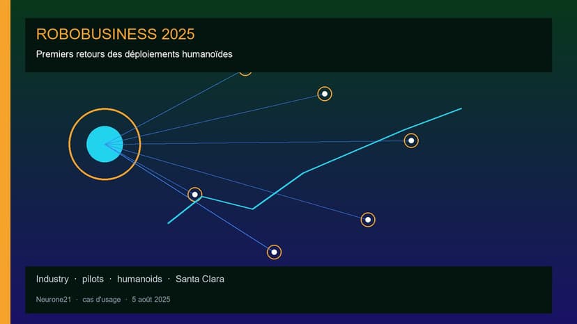 RoboBusiness 2025 : premiers retours des déploiements humanoïdes