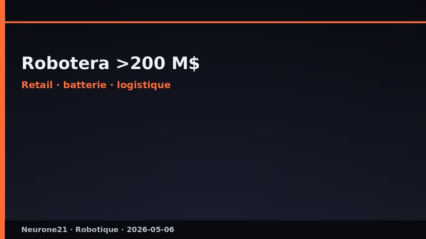 Robotera >200 M$