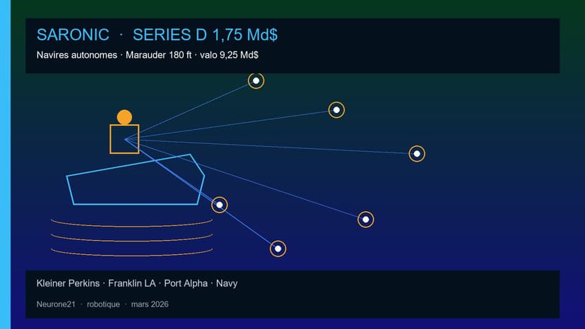 Saronic 1,75 Md$ Series D : navires autonomes à l'échelle industrielle