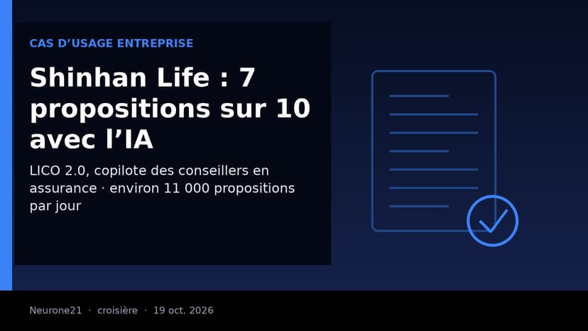 Shinhan Life : avec LICO 2.0, 70 % des propositions d’assurance passent désormais par l’IA