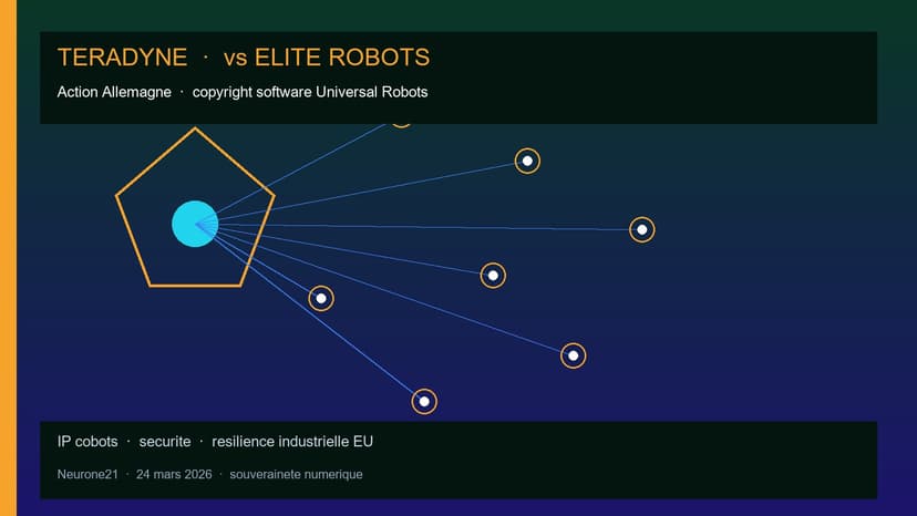 Teradyne vs cobot chinois : action en justice sur le software UR