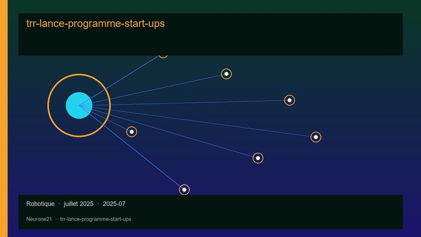 TRR lance le Robotics Startup Radar