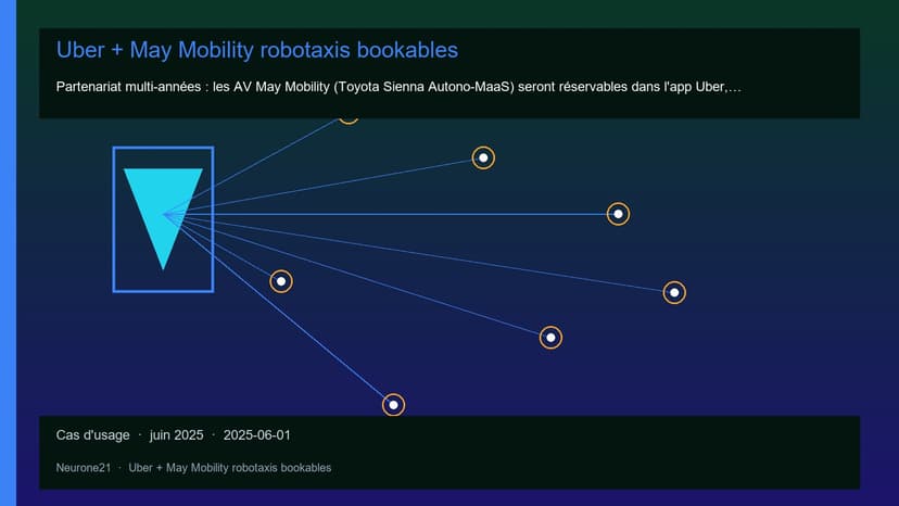 Uber + May Mobility robotaxis bookables