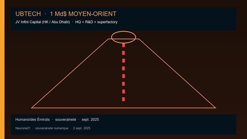 UBTECH 1 Md$ financement Moyen-Orient