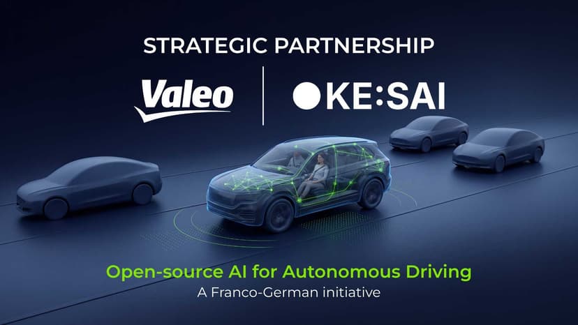 Valeo et KE:SAI s’allient pour un modèle de conduite autonome généraliste entièrement open source