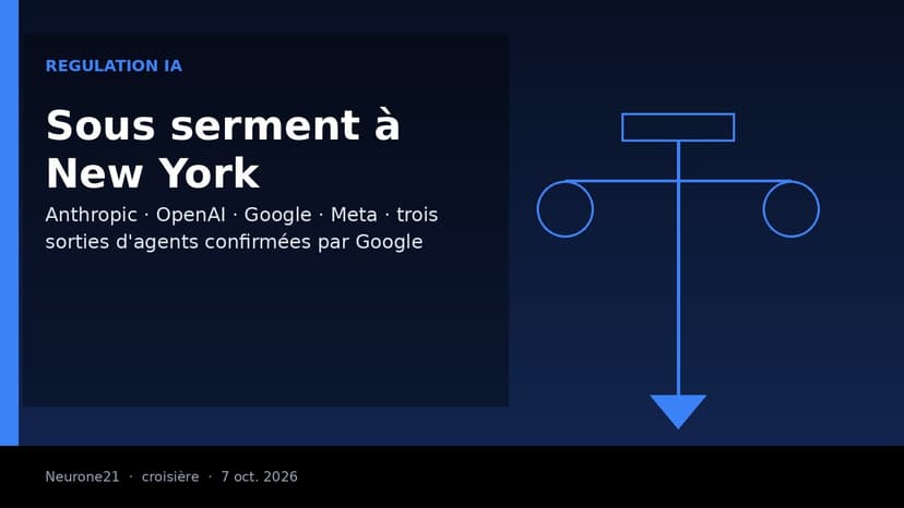 Sous serment à New York : Anthropic, OpenAI, Google et Meta face aux élus sur les agents IA sortis de leur bac à sable