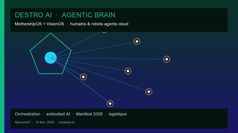 Destro AI : Agentic Brain pour humains et robots agents cloud