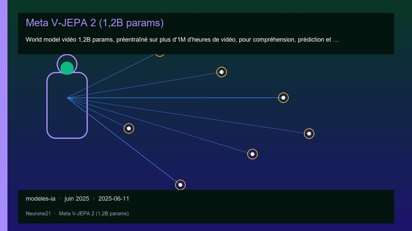 Meta V-JEPA 2 (1,2B params)