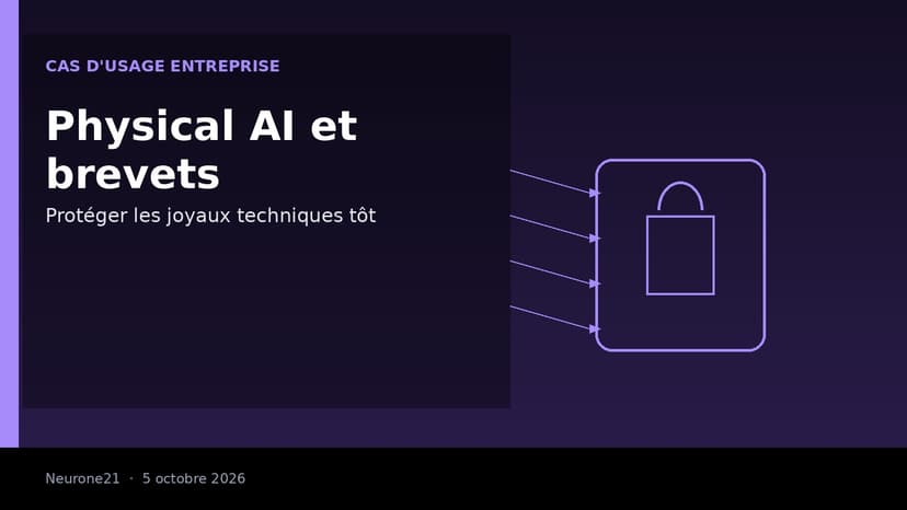 Physical AI : la course se jouera aussi à l’office des brevets