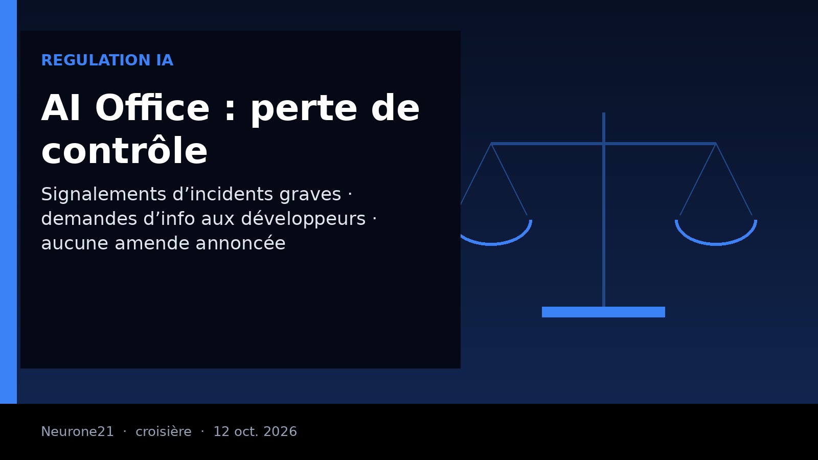 L’AI Office européen enquête sur des incidents de perte de contrôle
