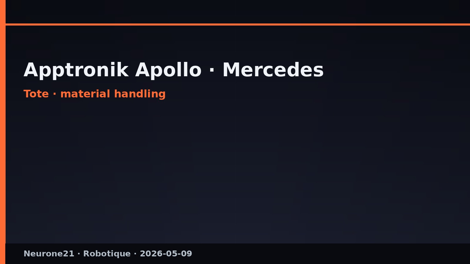 Apptronik Apollo Mercedes tote