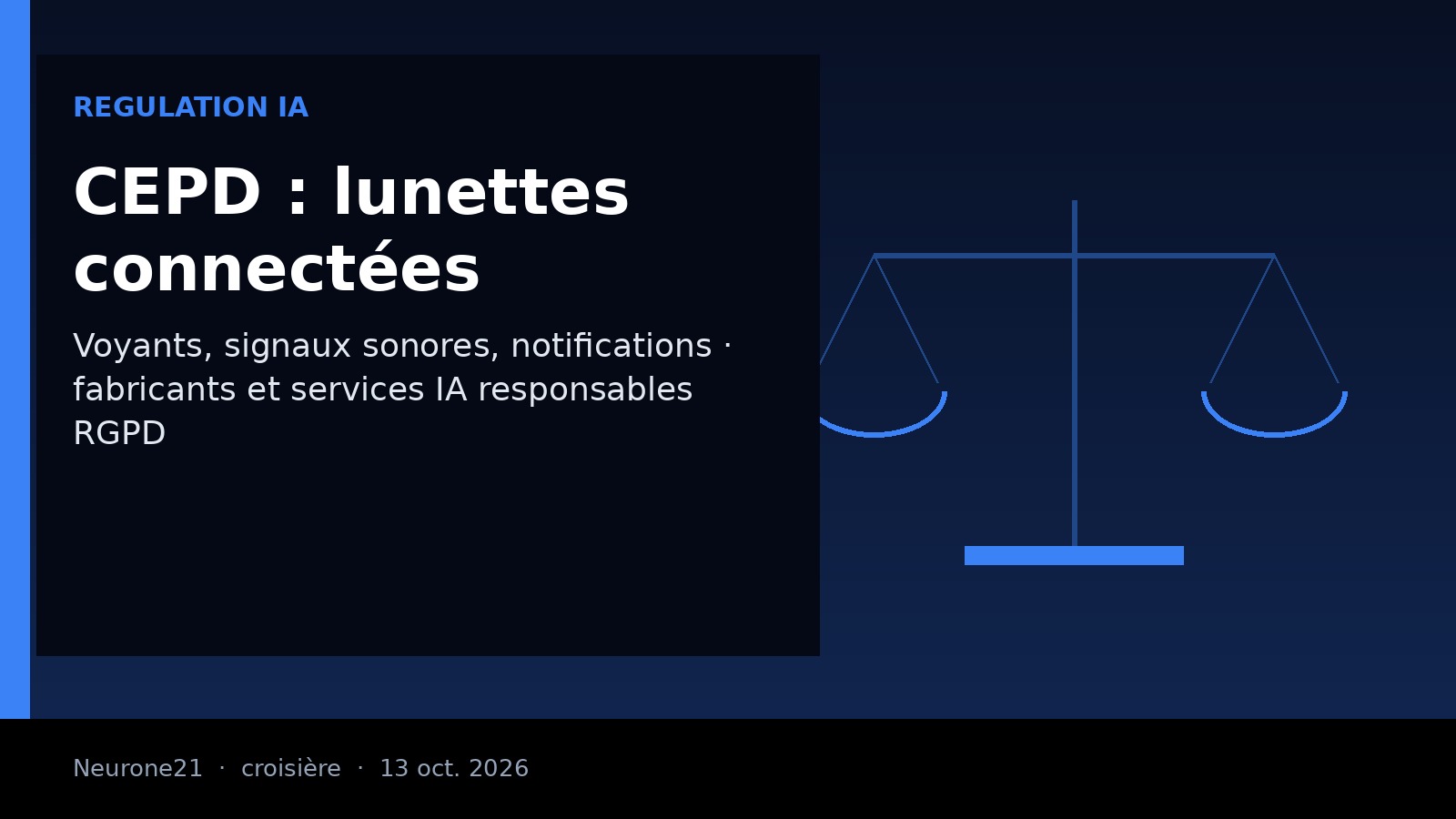 Déclaration du CEPD sur les lunettes connectées et la protection des données