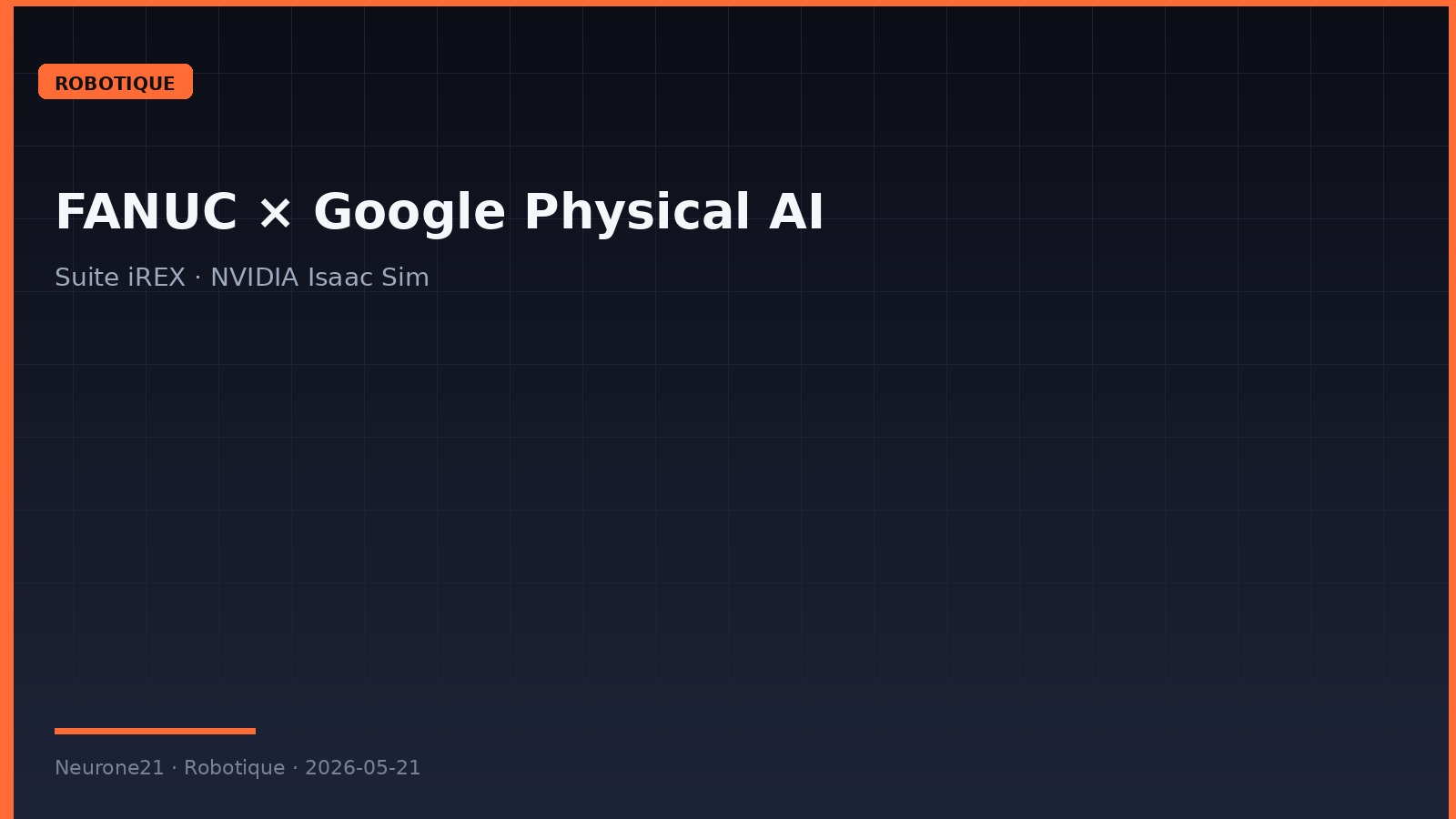 FANUC Google Physical AI Isaac Sim