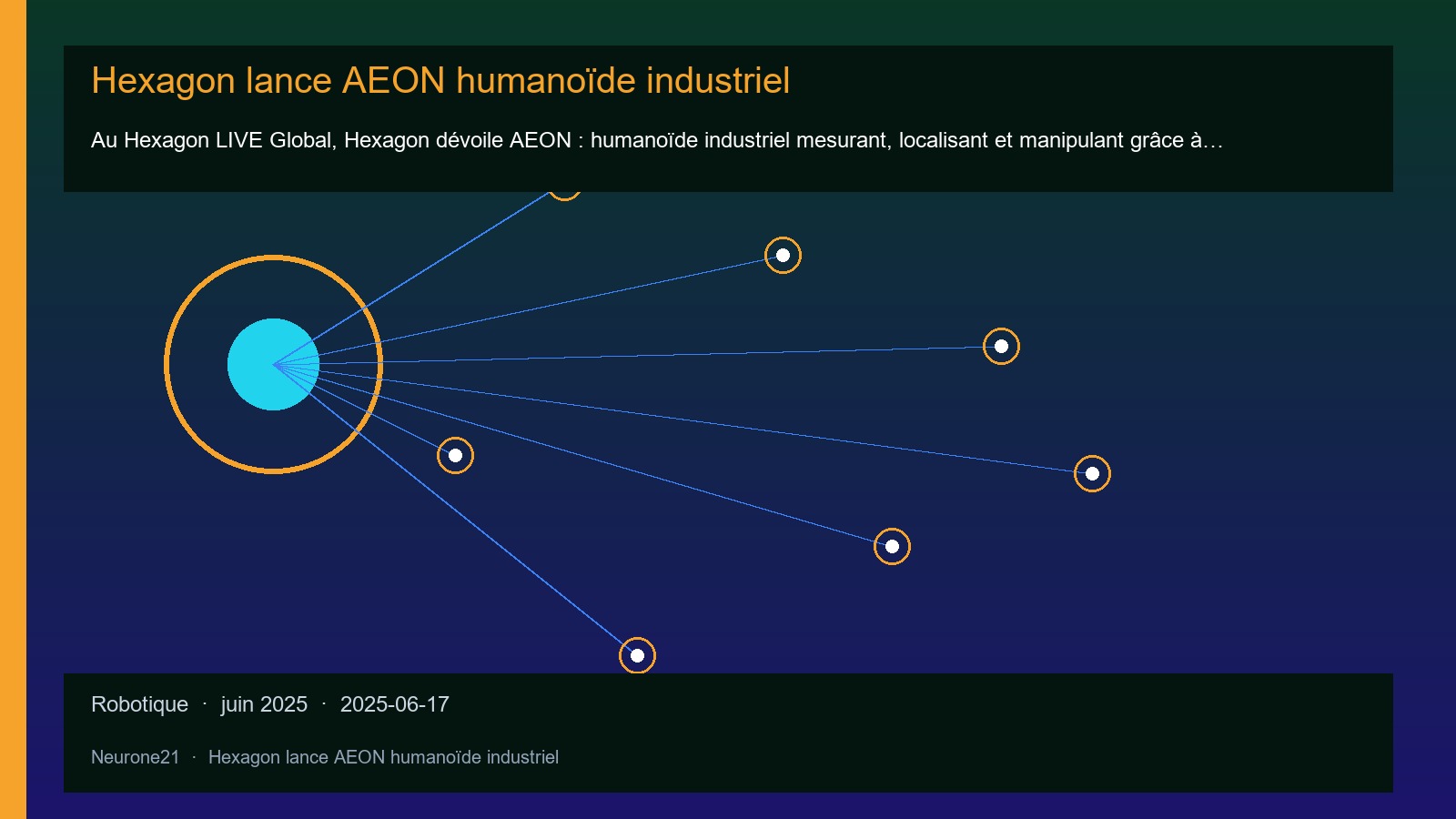 Hexagon lance AEON humanoïde industriel