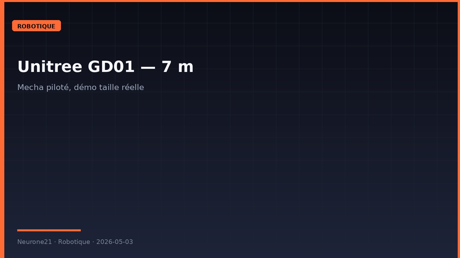 Mecha Unitree GD01 ~7 m